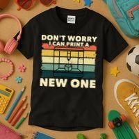 3D Printing Gift Printer Geek Journalist Typographer Kids T-Shirt thumb 3