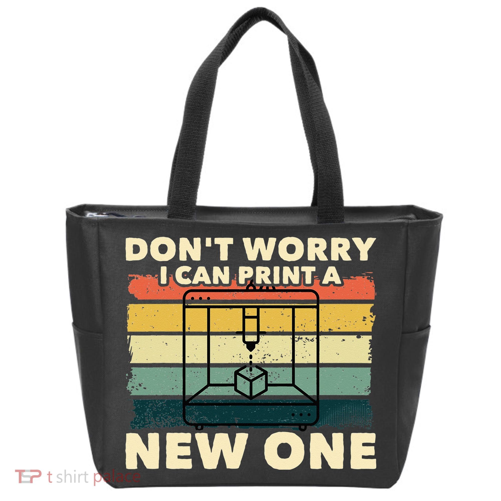 3D Printing Gift Printer Geek Journalist Typographer Tote Bag