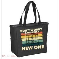 3D Printing Gift Printer Geek Journalist Typographer Tote Bag thumb 2
