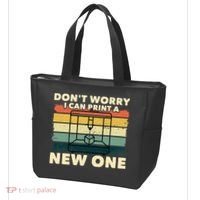 3D Printing Gift Printer Geek Journalist Typographer Tote Bag thumb 3