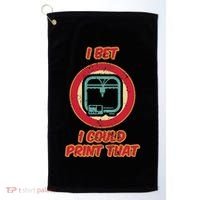 3d Printing Icon G28 Cnc Maker 3d Scan 3d Printer Golf Towel thumb 0