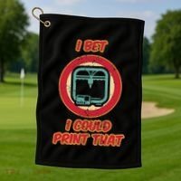 3d Printing Icon G28 Cnc Maker 3d Scan 3d Printer Golf Towel thumb 1