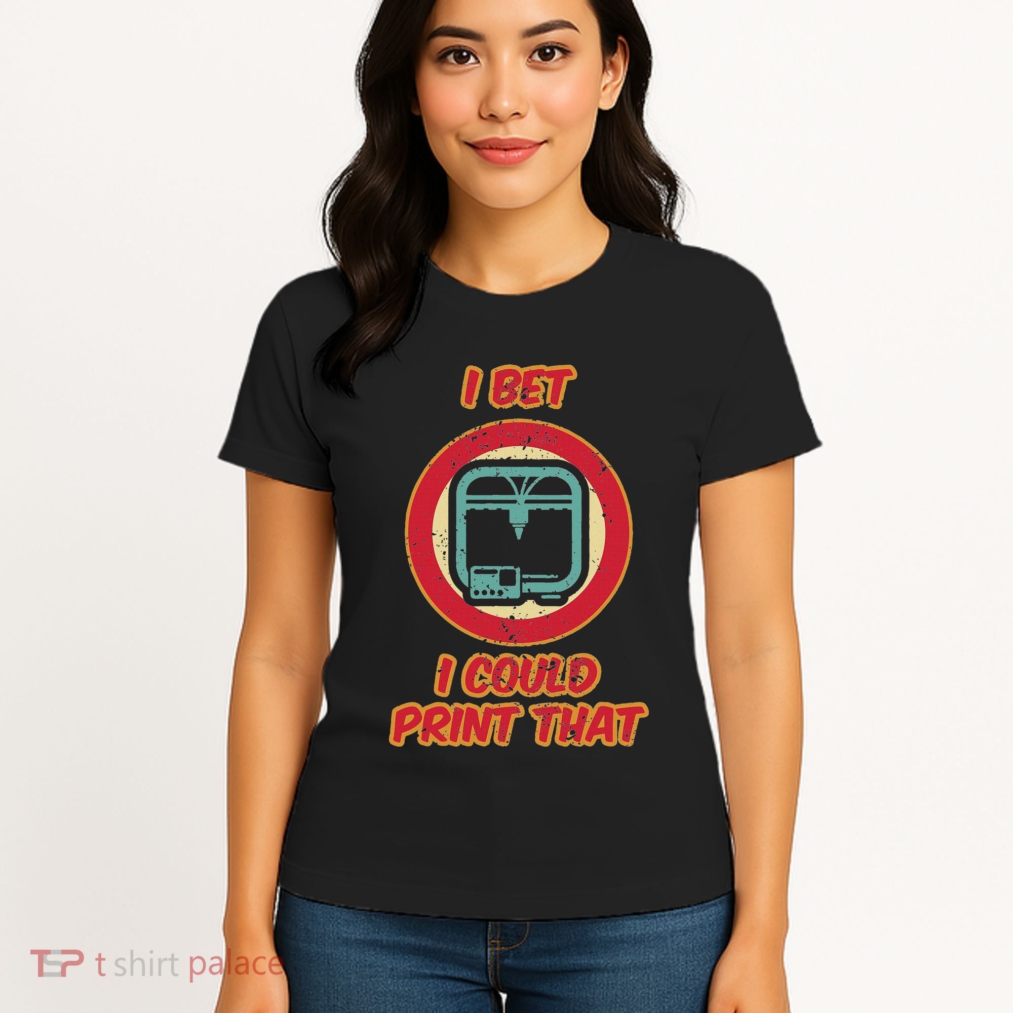 3d Printing Icon G28 Cnc Maker 3d Scan 3d Printer Women's T-Shirt