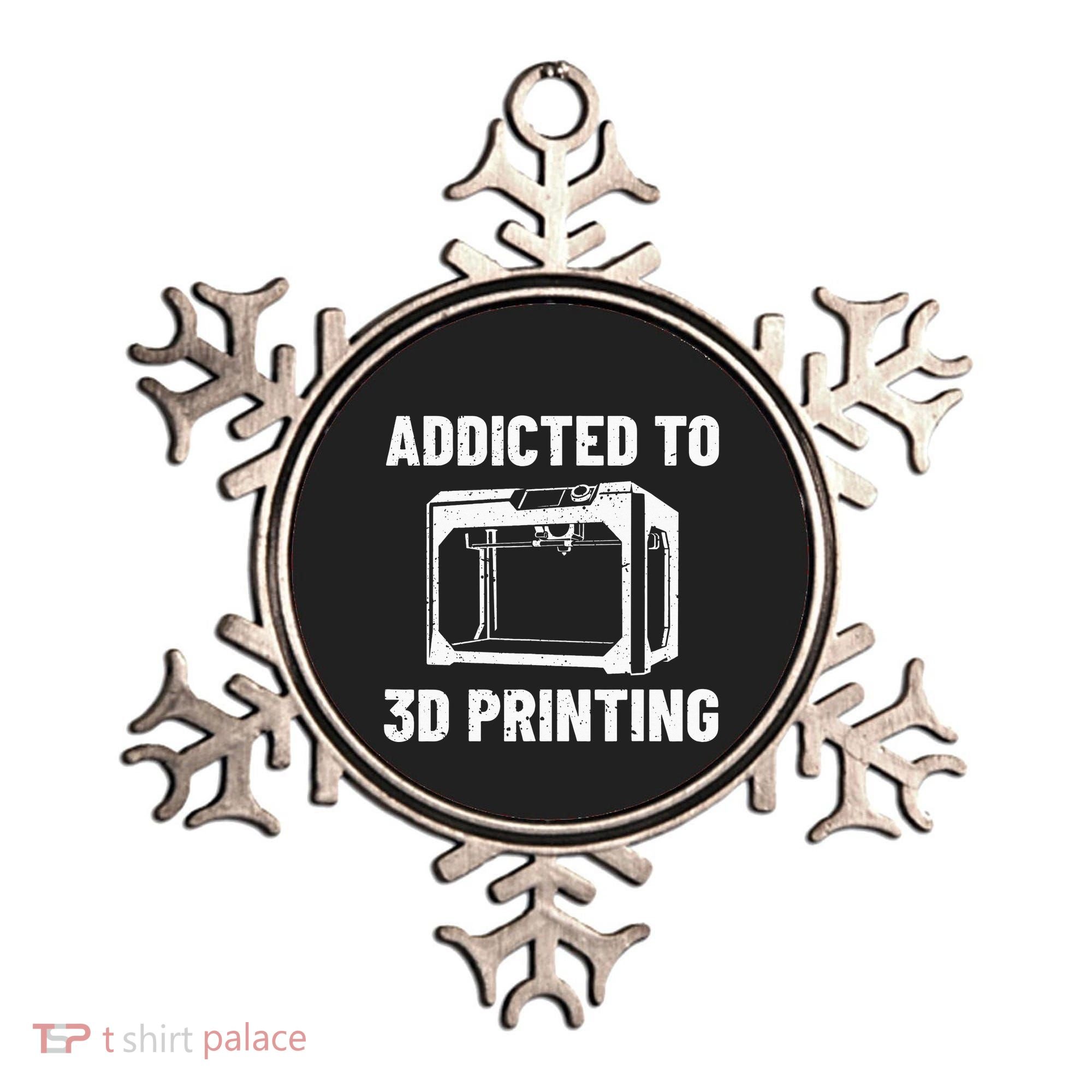 3D Printer Tee idea for Geeks 3D Printing Ornament