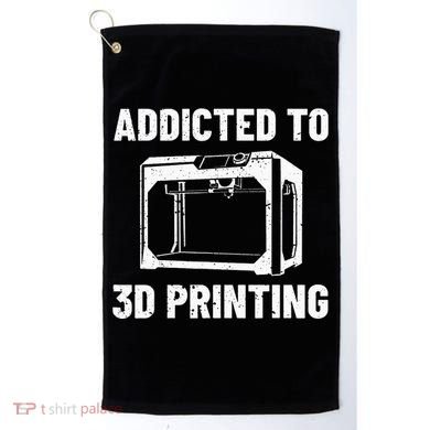3D Printer Tee idea for Geeks 3D Printing Golf Towel