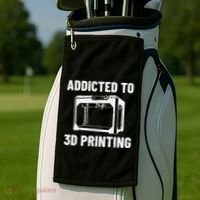 3D Printer Tee idea for Geeks 3D Printing Golf Towel thumb 2