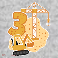 3rd Birthday Construction Sweatshirt thumb 2
