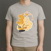 3rd Birthday Construction T-Shirt thumb 3