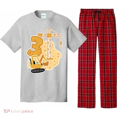 3rd Birthday Construction Pajama Set