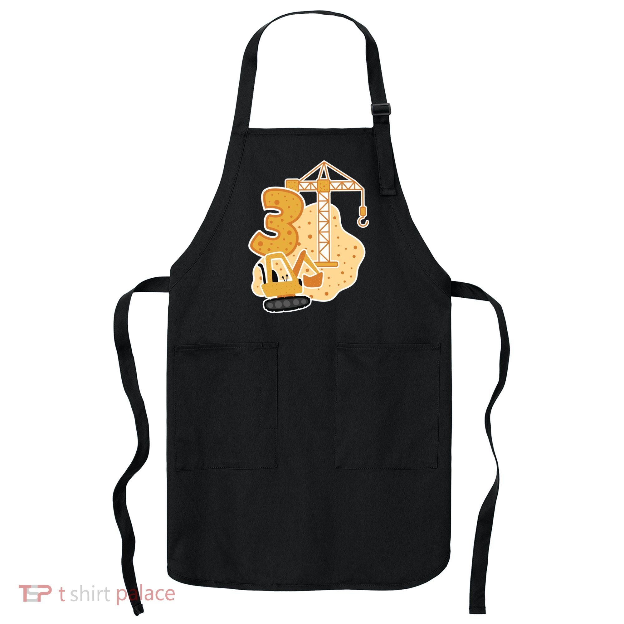 3rd Birthday Construction Apron