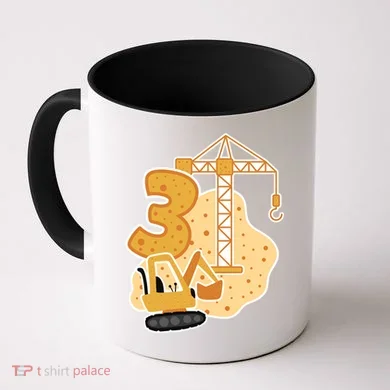 3rd Birthday Construction Coffee Mug