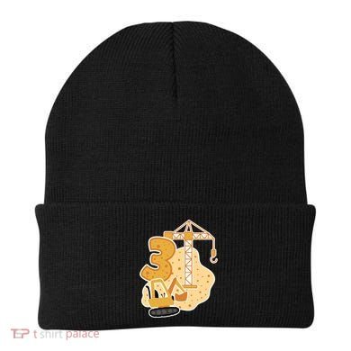 3rd Birthday Construction Beanie