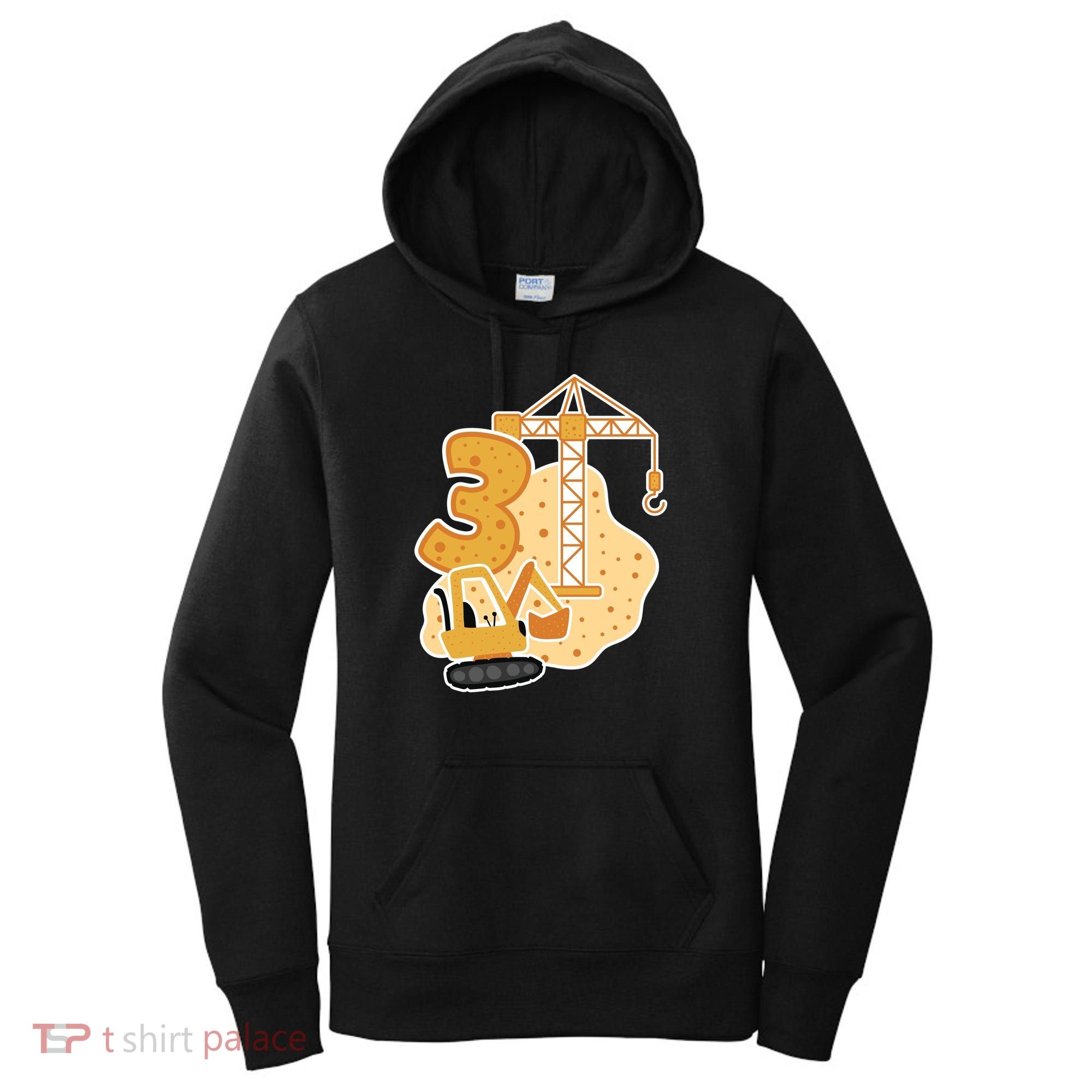 3rd Birthday Construction Women's Hoodie