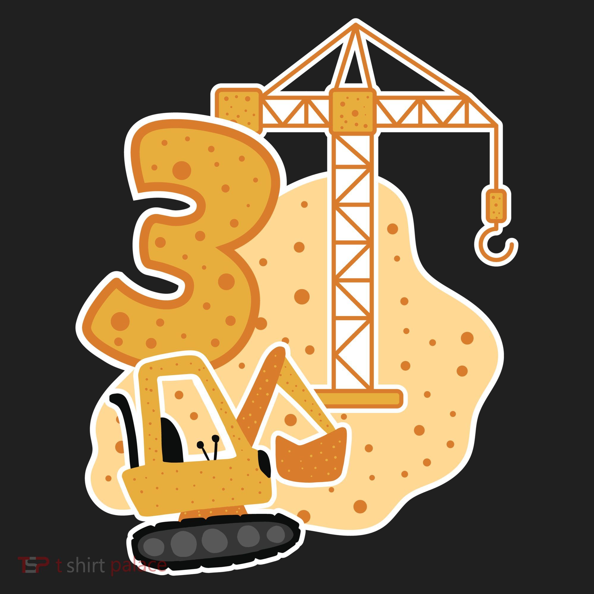 3rd Birthday Construction Tumbler