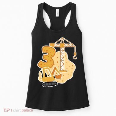 3rd Birthday Construction Women's Tank Top