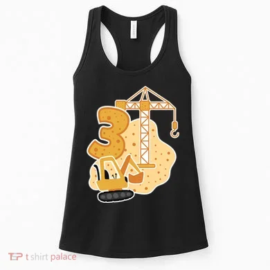3rd Birthday Construction Women's Tank Top