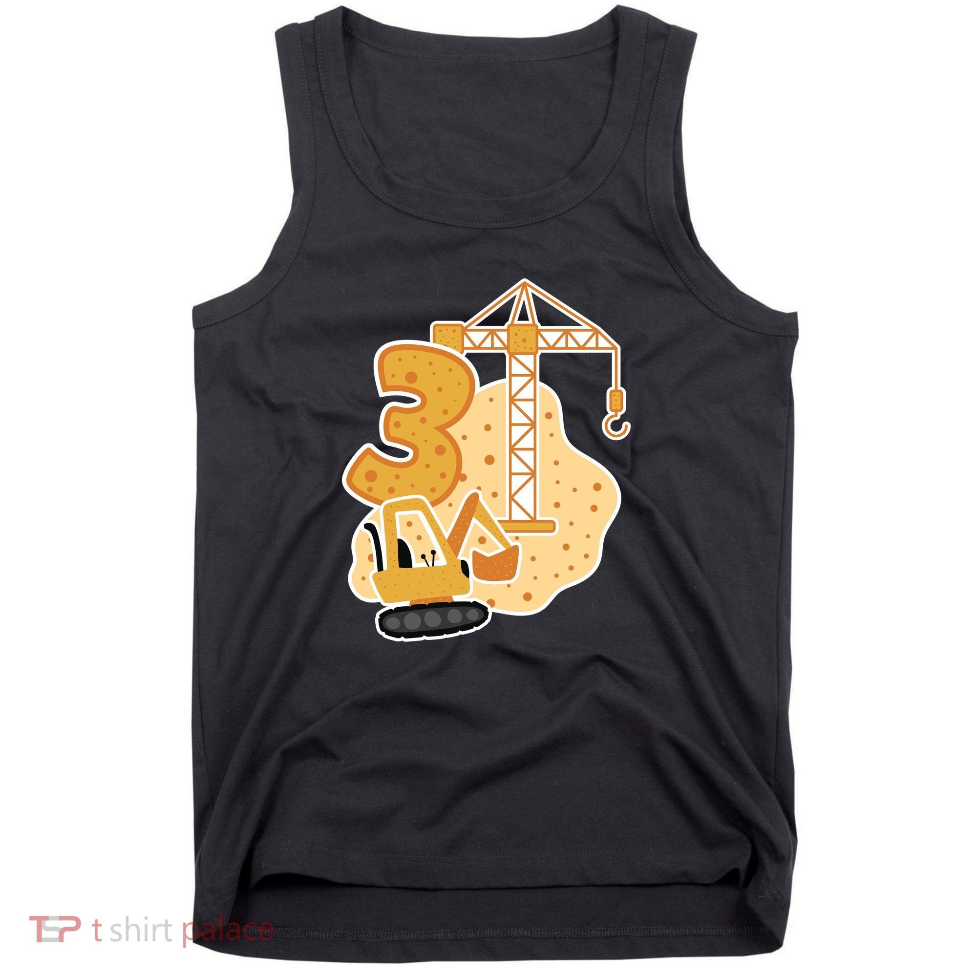 3rd Birthday Construction Tank Top
