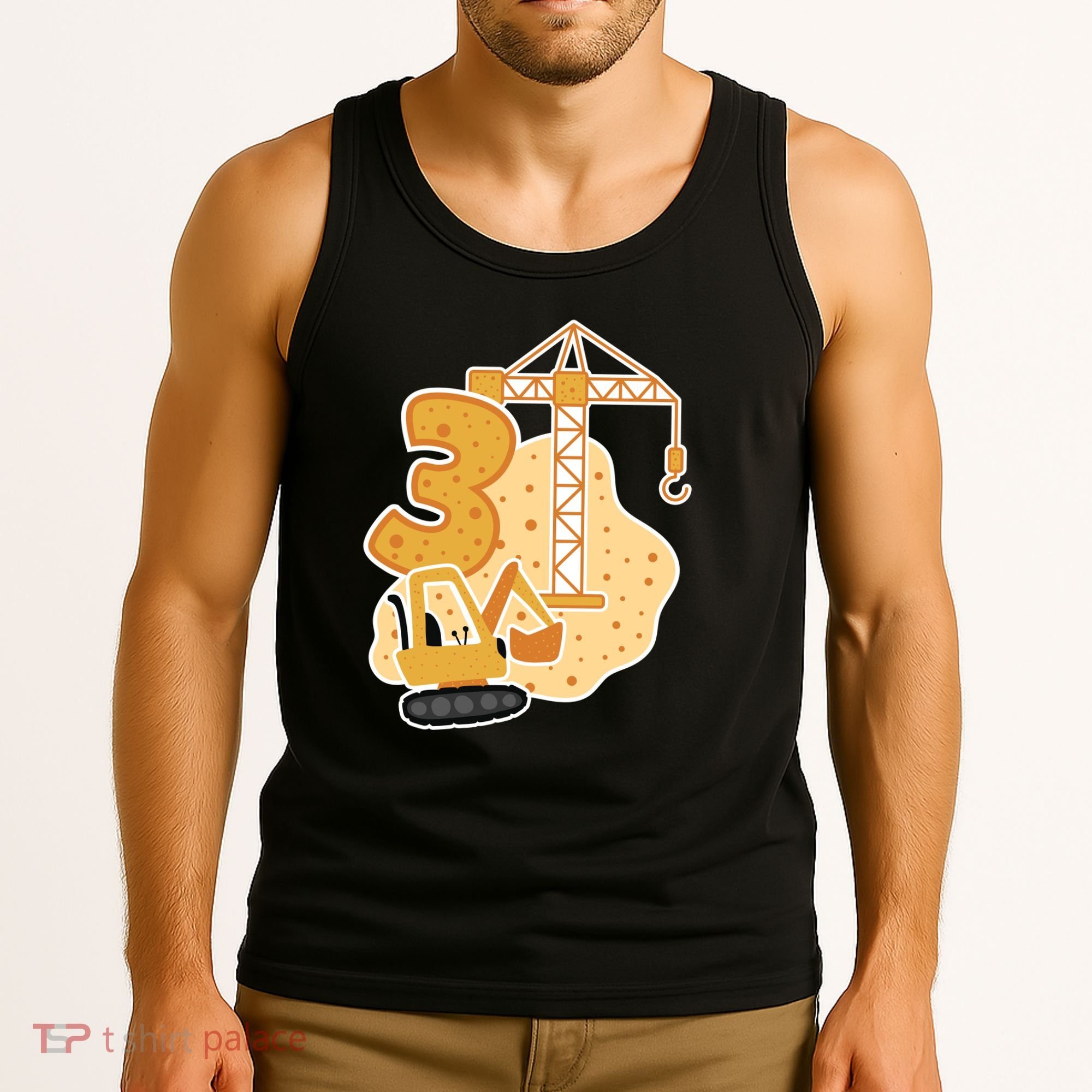 3rd Birthday Construction Tank Top