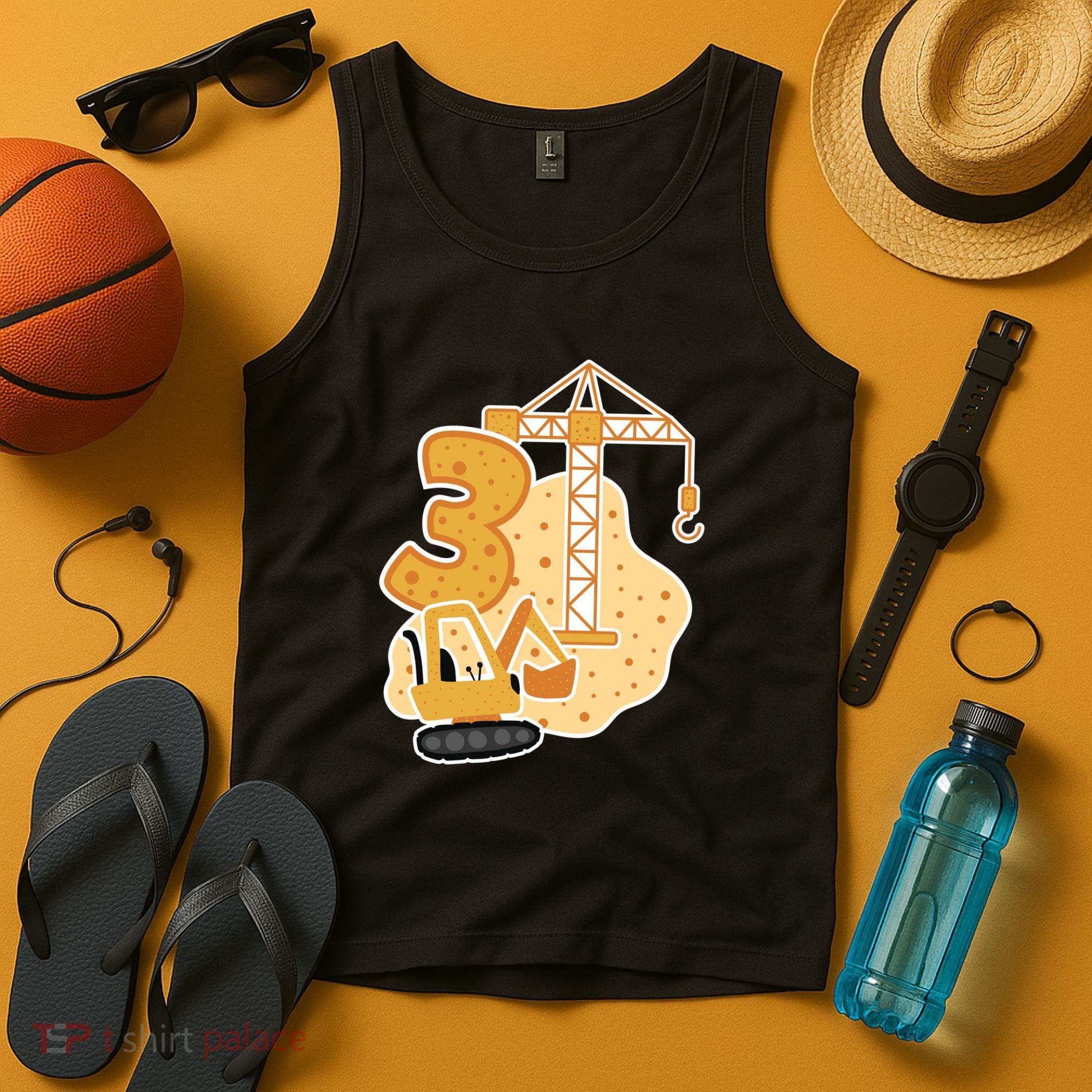 3rd Birthday Construction Tank Top