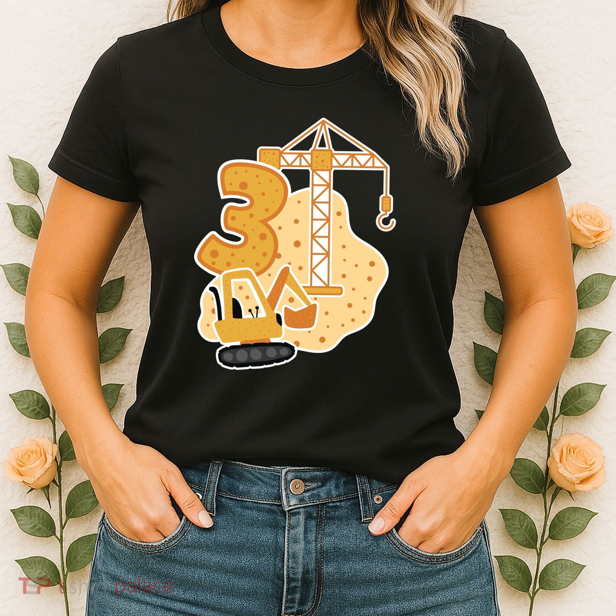 3rd Birthday Construction Women's T-Shirt