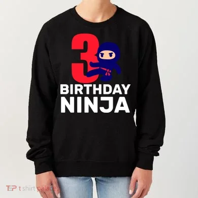 3rd Birthday Ninja  Women's Sweatshirt