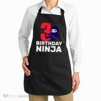 3rd Birthday Ninja  Apron thumb 2