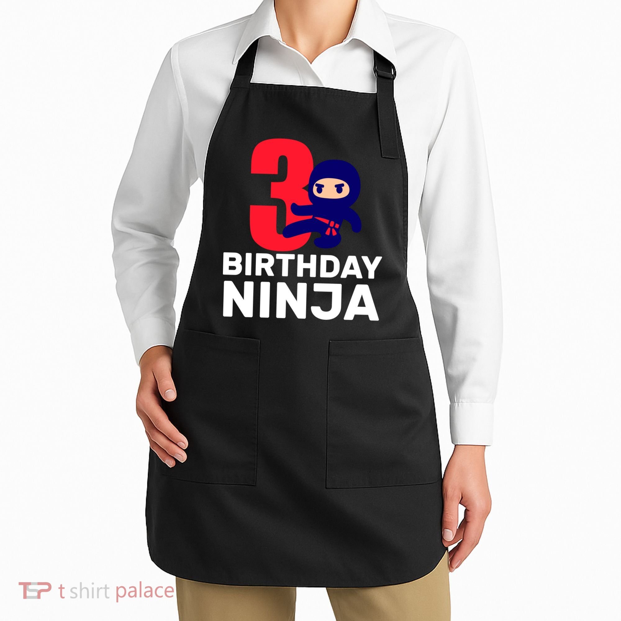 3rd Birthday Ninja  Apron