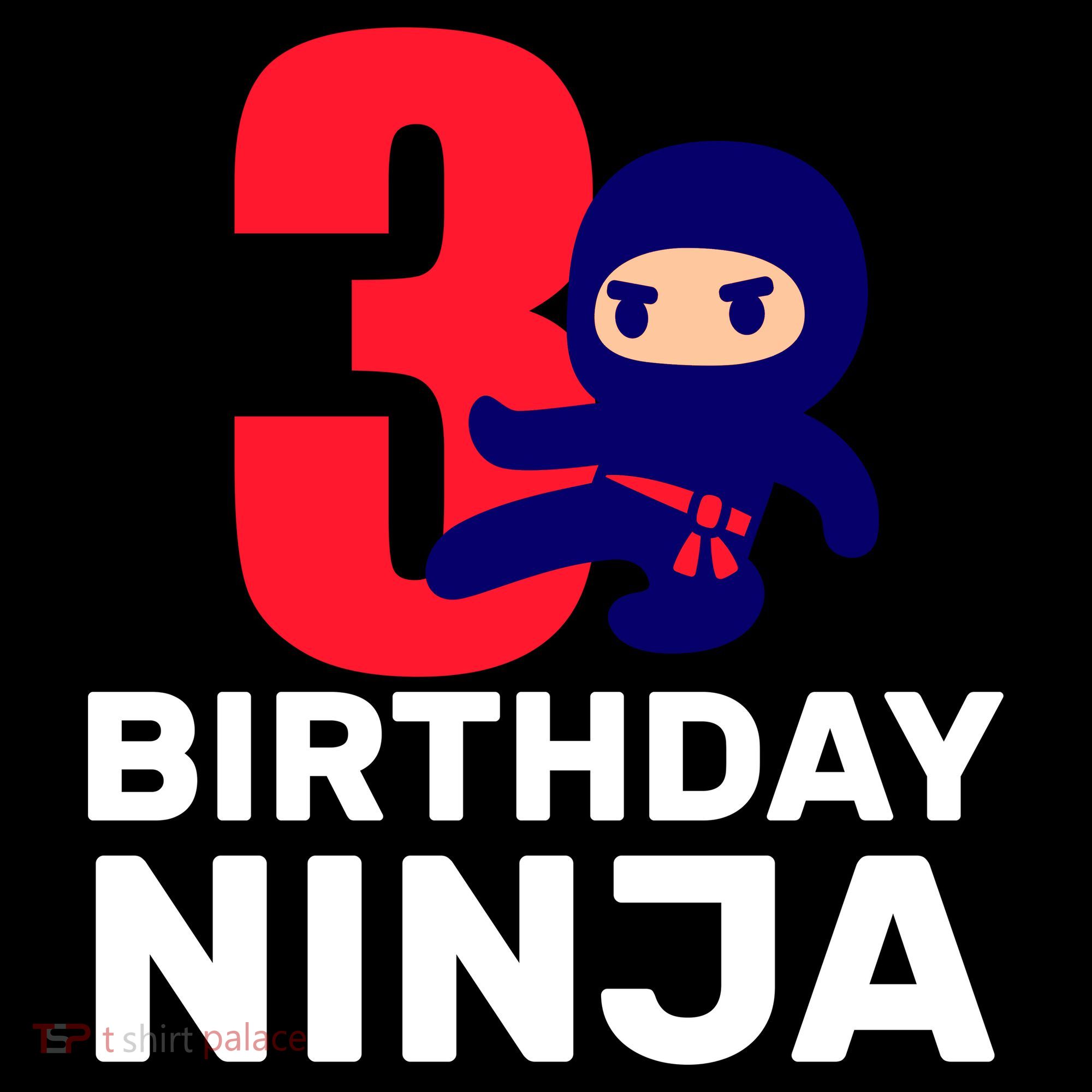 3rd Birthday Ninja  Apron