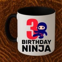 3rd Birthday Ninja  Coffee Mug thumb 2