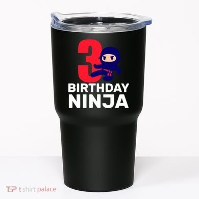 3rd Birthday Ninja  Tumbler