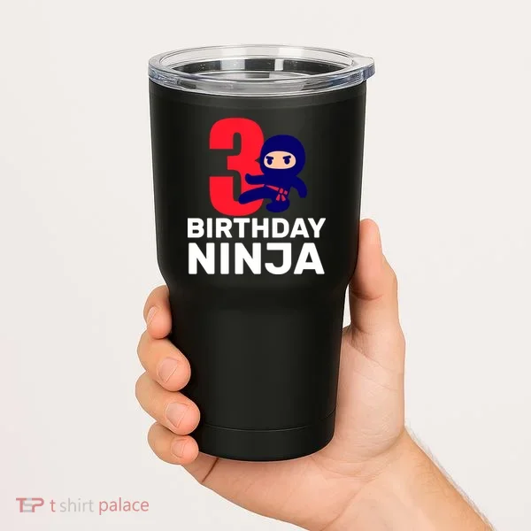 3rd Birthday Ninja  Tumbler