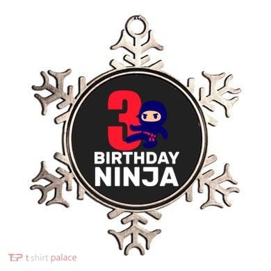 3rd Birthday Ninja  Ornament