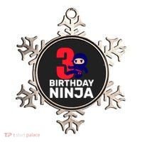 3rd Birthday Ninja  Ornament thumb 0