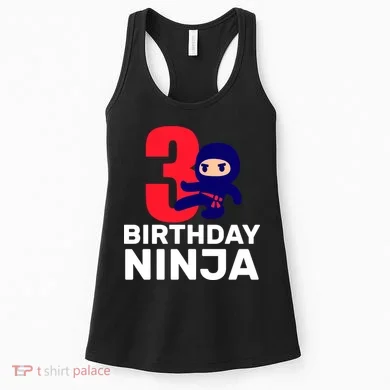 3rd Birthday Ninja  Women's Tank Top
