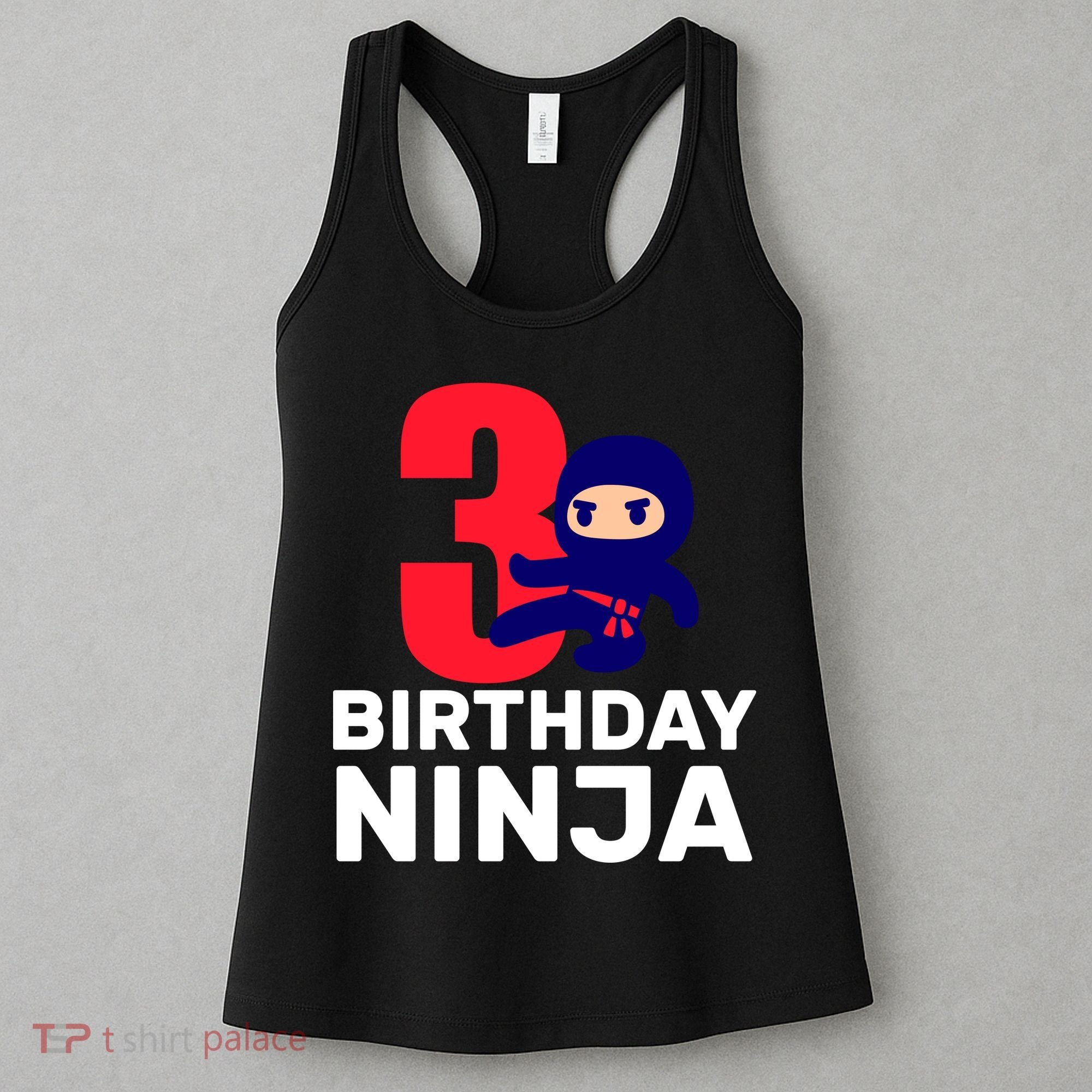 3rd Birthday Ninja  Women's Tank Top