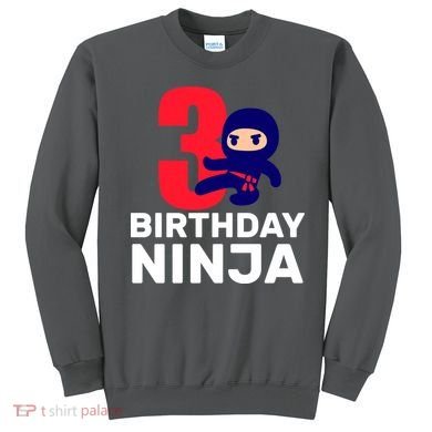 3rd Birthday Ninja  Sweatshirt
