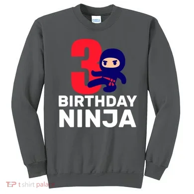 3rd Birthday Ninja  Sweatshirt