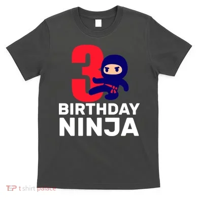 3rd Birthday Ninja  T-Shirt