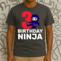 3rd Birthday Ninja  T-Shirt thumb 3