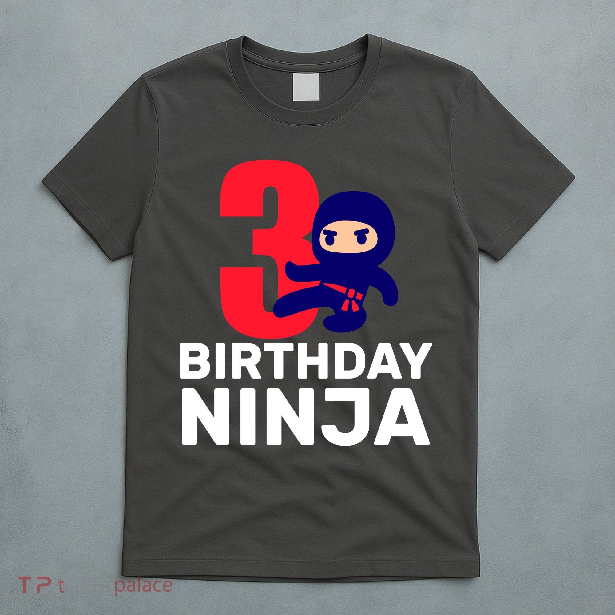 3rd Birthday Ninja  T-Shirt