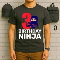 3rd Birthday Ninja  T-Shirt thumb 6