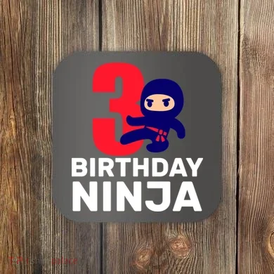 3rd Birthday Ninja  Coaster