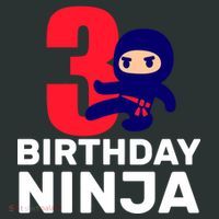 3rd Birthday Ninja  Mousepad thumb 1