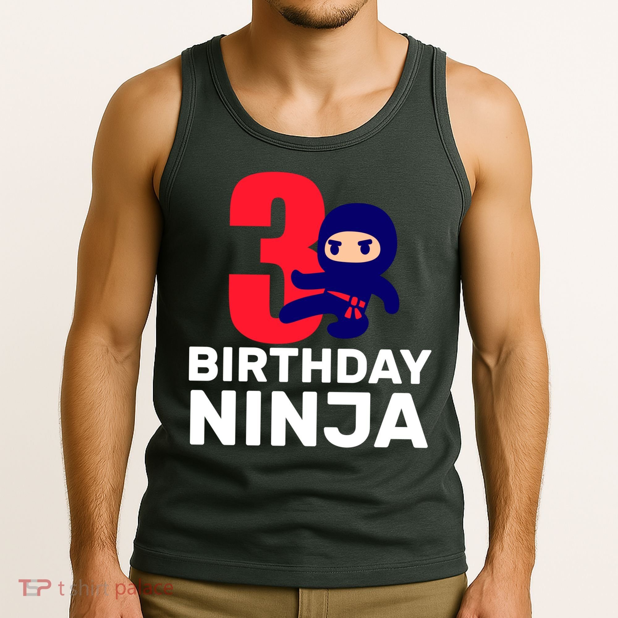 3rd Birthday Ninja  Tank Top