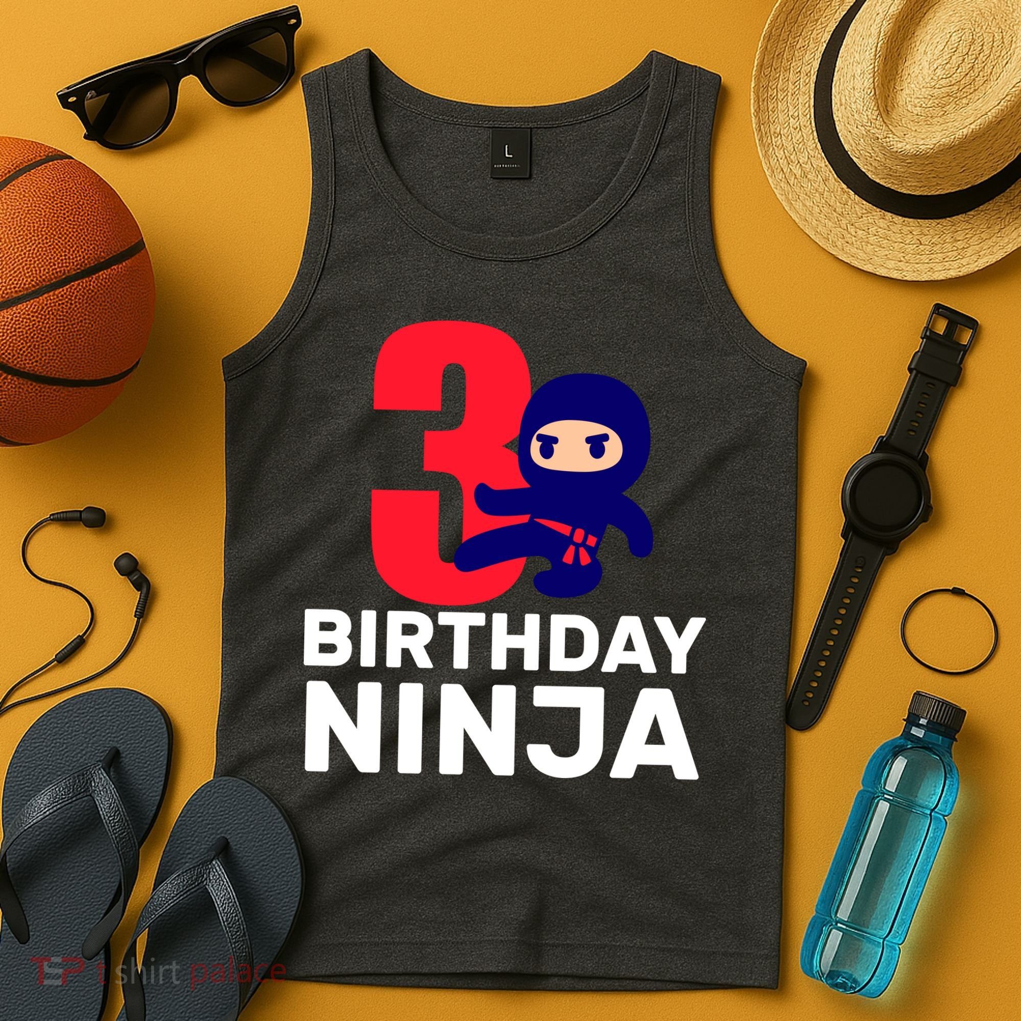 3rd Birthday Ninja  Tank Top