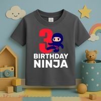 3rd Birthday Ninja  Toddler T-Shirt thumb 3