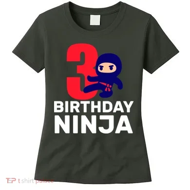 3rd Birthday Ninja  Women's T-Shirt