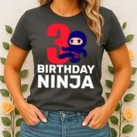 3rd Birthday Ninja  Women's T-Shirt thumb 2