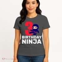 3rd Birthday Ninja  Women's T-Shirt thumb 4
