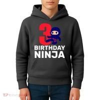 3rd Birthday Ninja  Kids Hoodie thumb 4